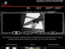 Tablet Screenshot of knivesorange.com